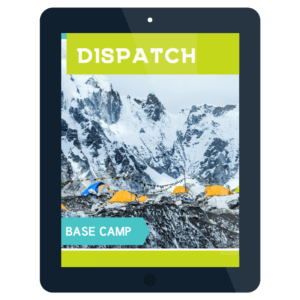 table screen showing dispatch on base camp
