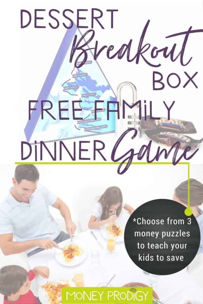 family dinner games - Money Prodigy