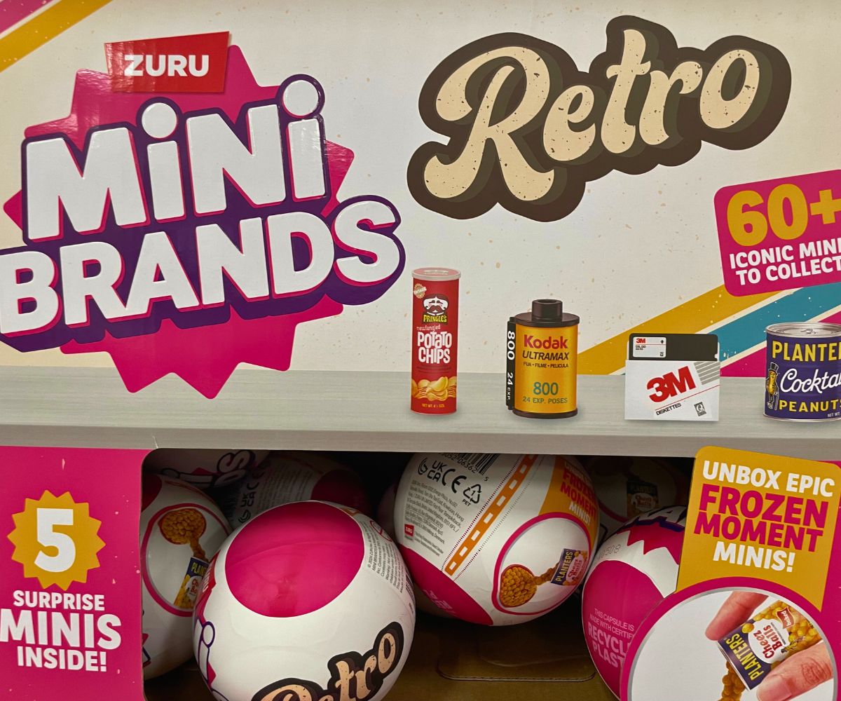 Retro mini brands box