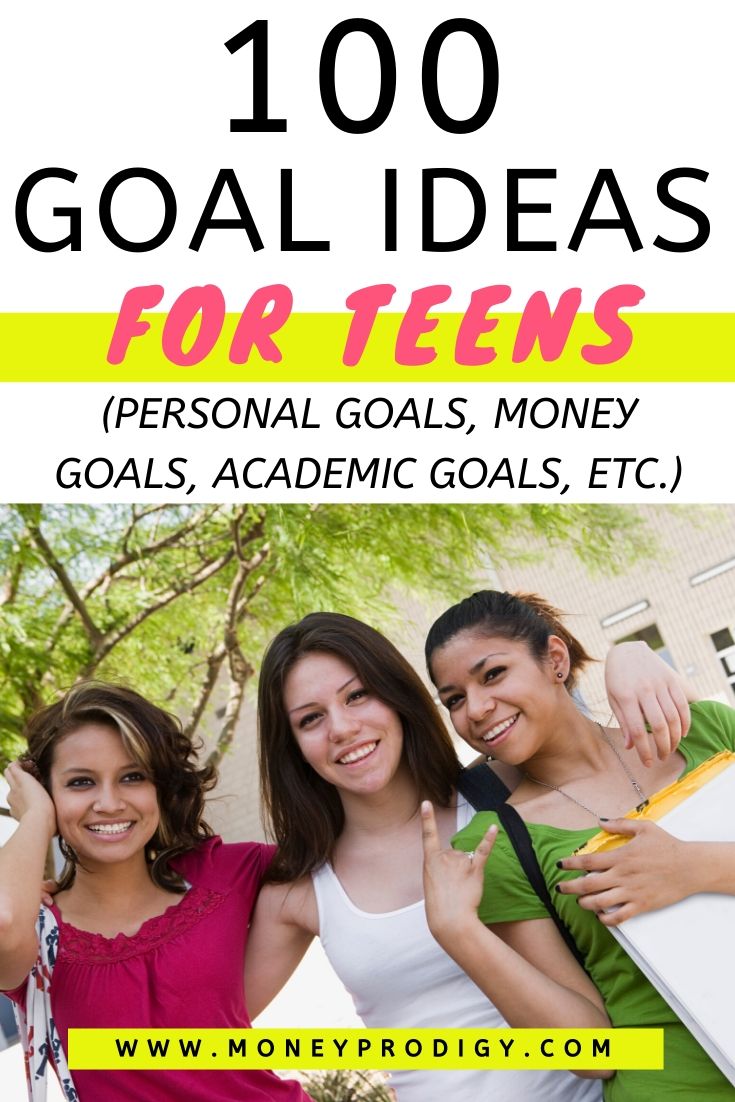 group of three ten girls outside of school, smiling