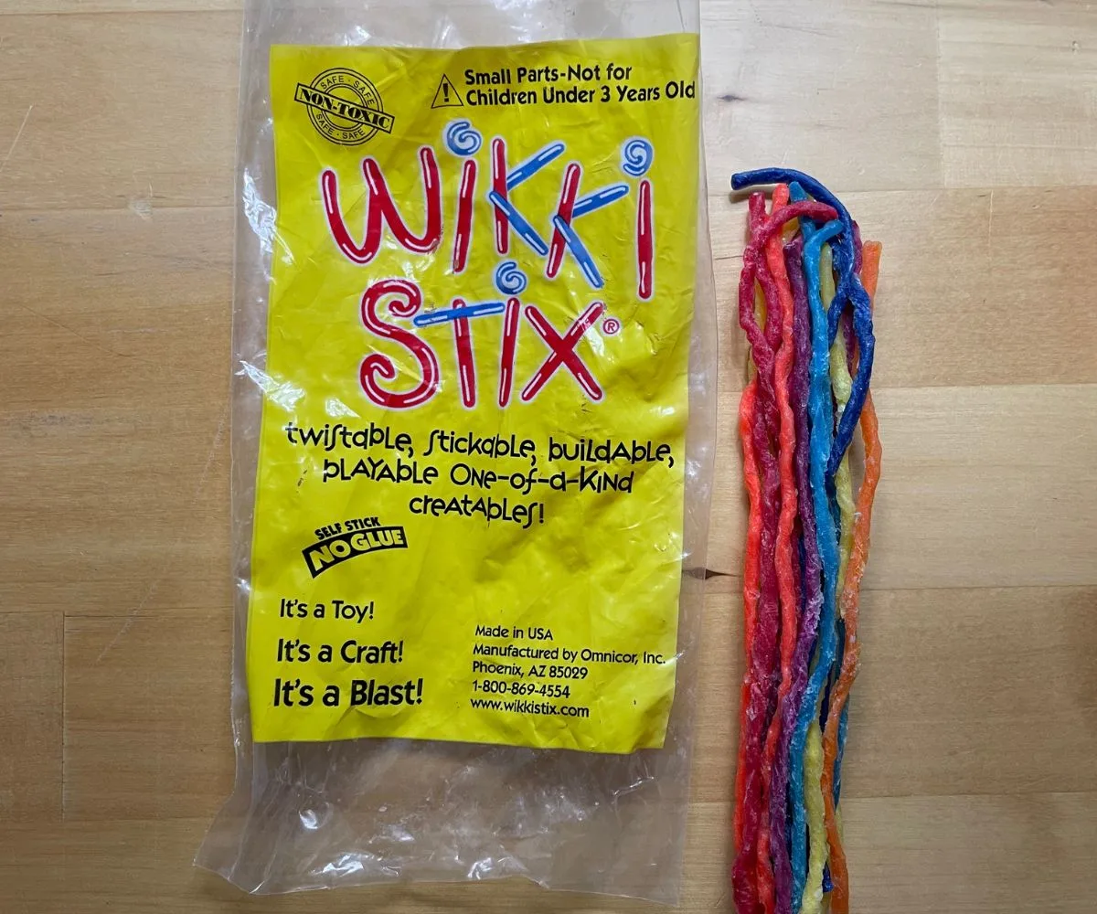 small package of colorful Wikki Stix