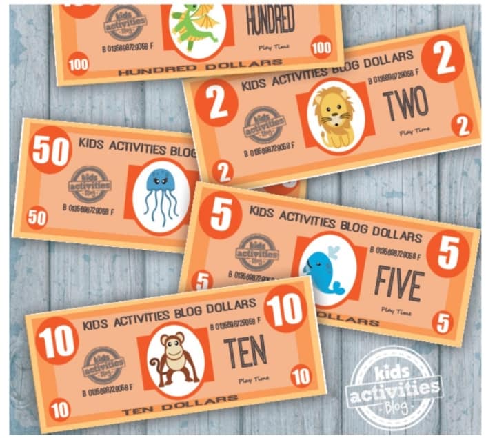 17 Best Kid Money Printables (Free Play Money for Kids)