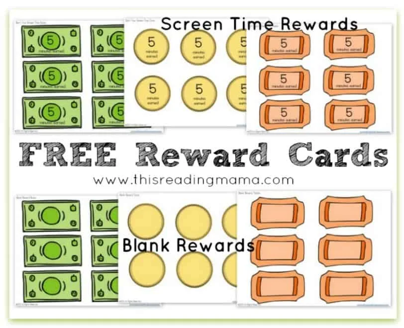 screenshot of screen time tokens - how to earn mom bucks