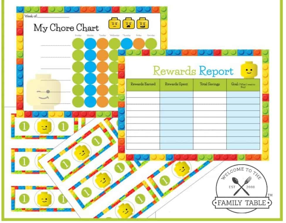 Reward Money PDF INSTANT DOWNLOAD Chore Checklist Mom Bucks Kids Chore Chart and Chore Bucks Kids Reward System Classroom Bucks