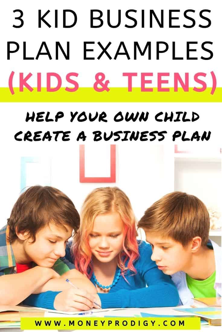 kid entrepreneur business plan