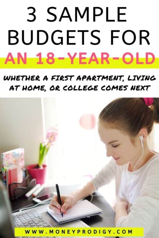 3 Sample Budgets for 18YearOlds to Use (Shared with My Own Brother)