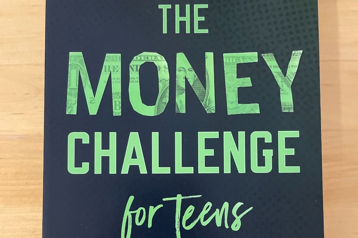 black and green cover of The Money Challenge for Teens