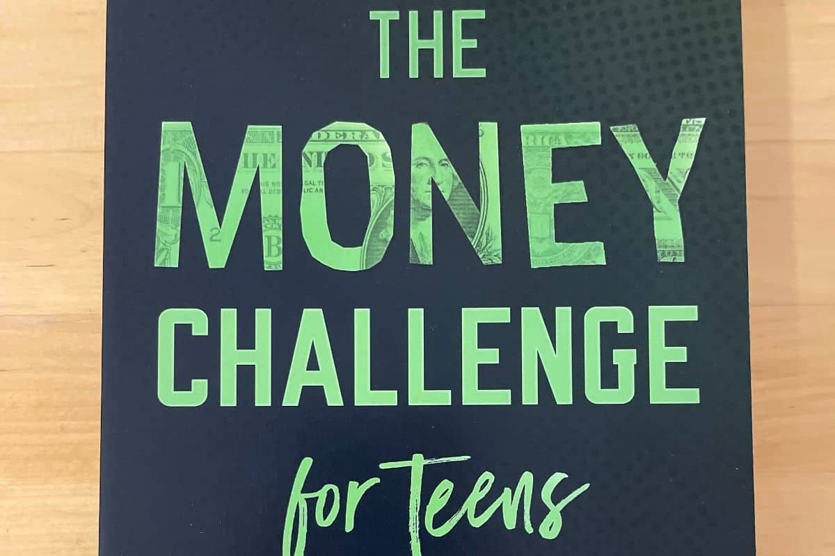 black and green cover of The Money Challenge for Teens