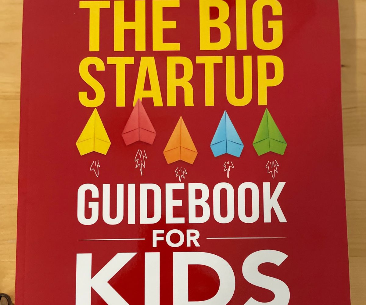 red book cover for The Big Startup Guidebook for Kids