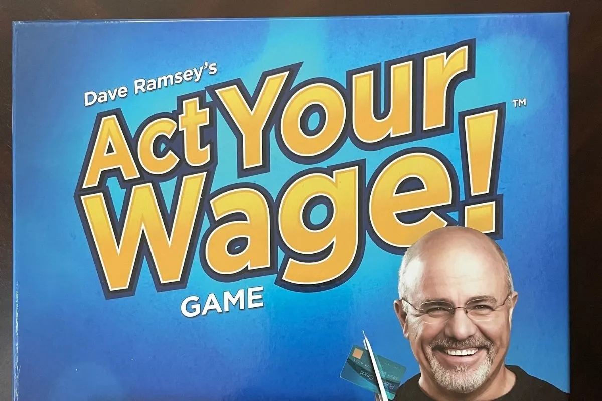bright blue box with yellow lettering and Dave Ramsey in bottom corner
