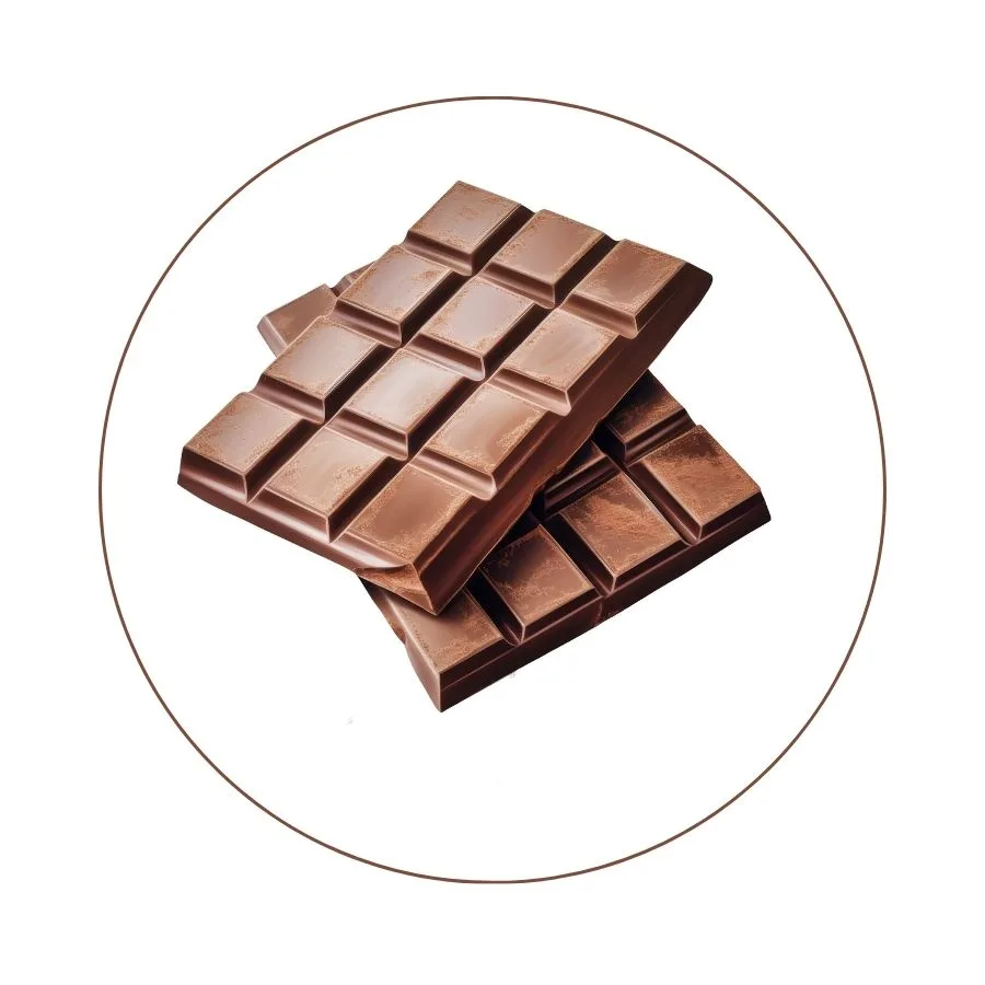 hand drawn chocolate bar