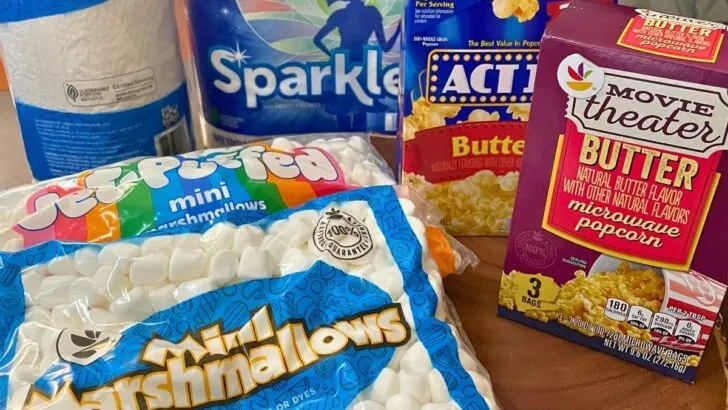 group of generic and branded products right next to each other