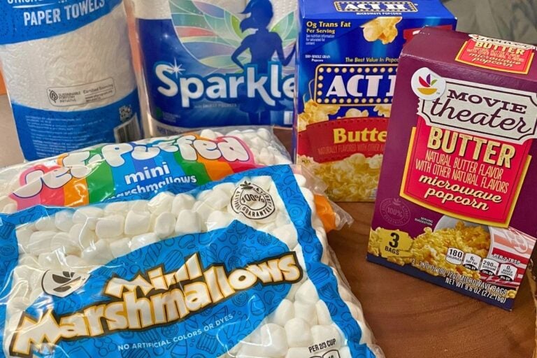 group of generic and branded products right next to each other