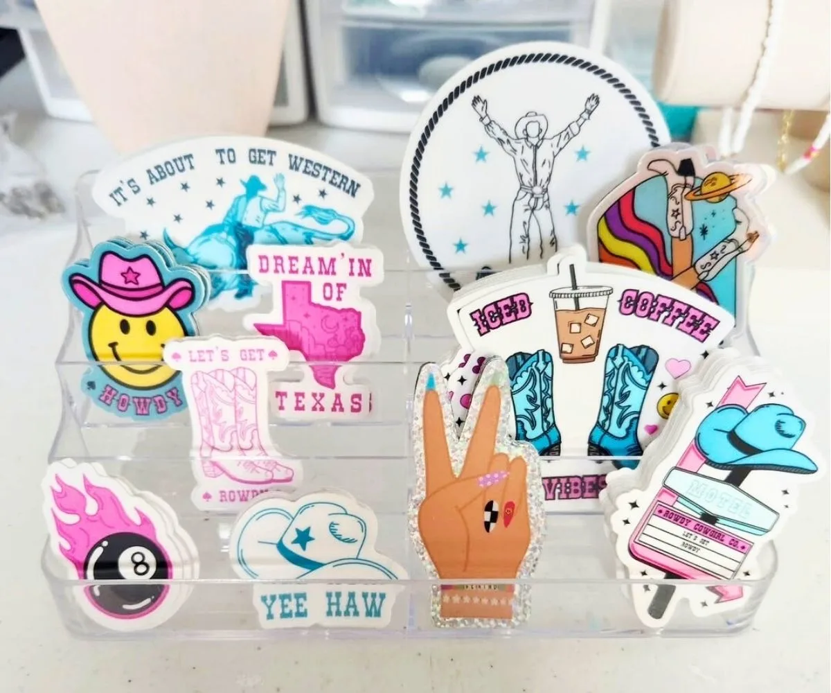 stickers created by teen business owner Ava