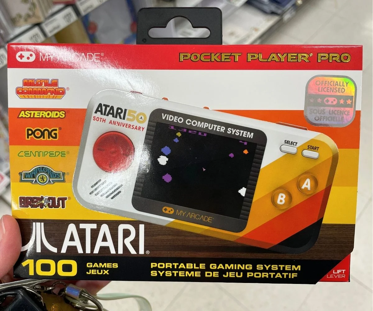 Vintage Atari portable handheld console